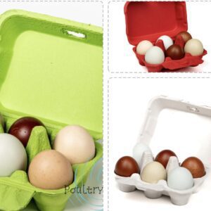 Grinch egg cartons in three colors