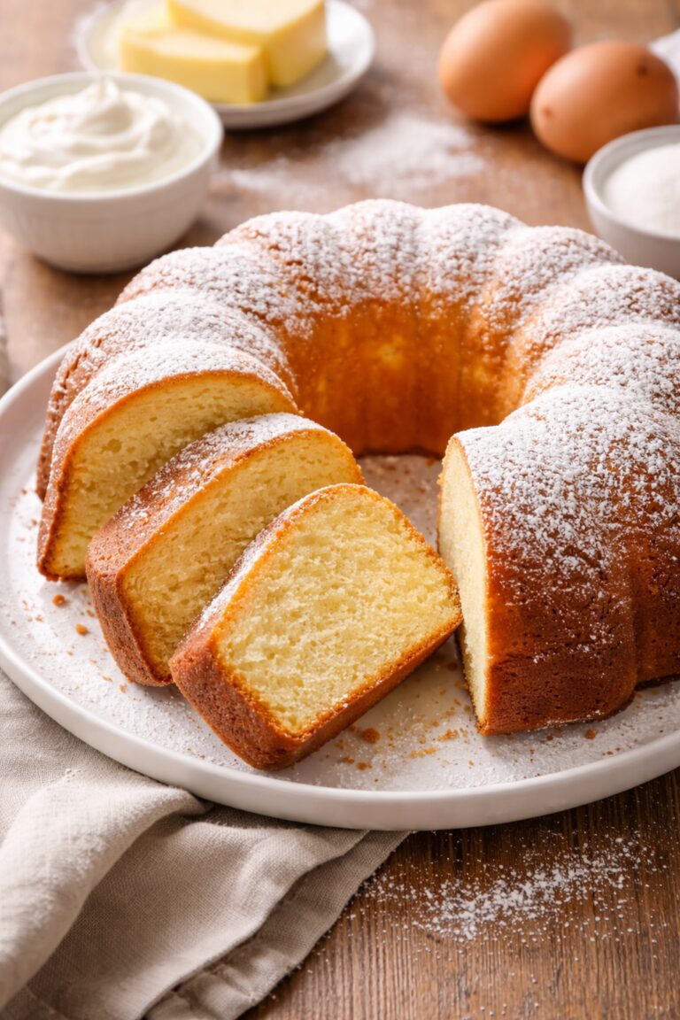 Classic Sour Cream Pound Cake
